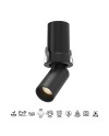 GARDA Mini * FOCO EMPOTRAR 7W 2700K NEGRO